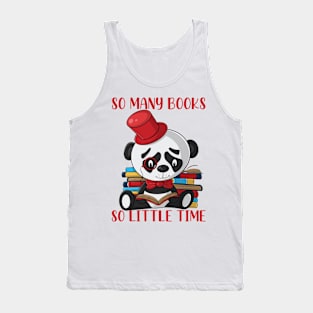 So Many Books So Little Time Tank Top